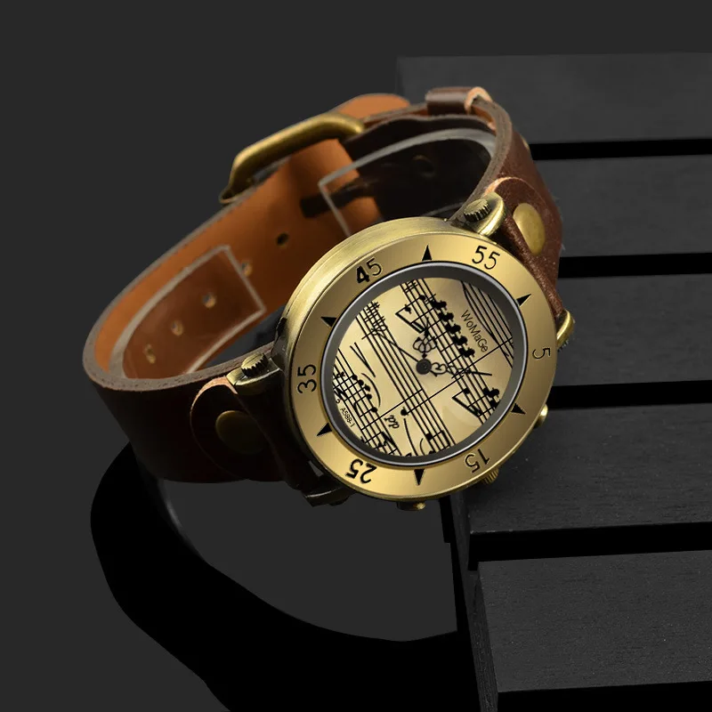 Men Women Creative Quartz Wrist Watches Fashion Casual Watches Ladies Luxury Brand Leather Band Clock Montre Femme