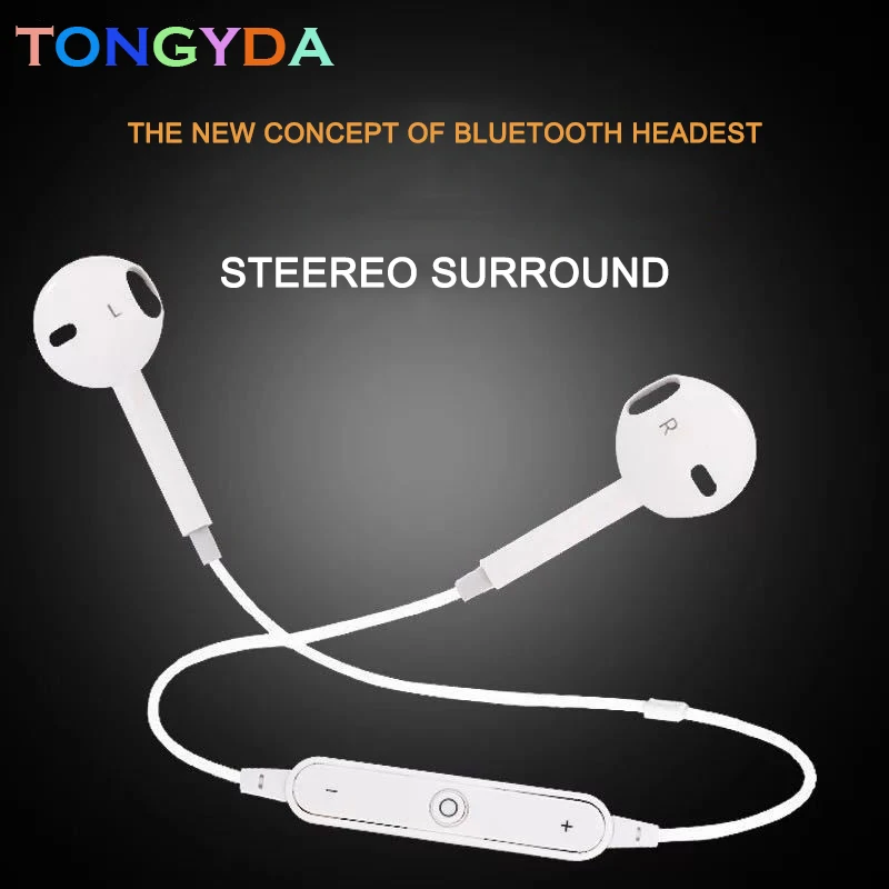 

Sport Neckband Wireless Earphone Music Earbud Headset Handsfree Bluetooth Earphone With Mic For Huawei For Xiaomi For All Phone
