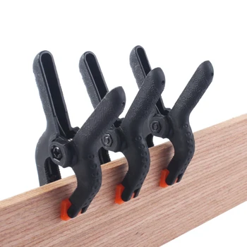 

5Pcs/10Pcs 2inch Spring Clamps DIY Woodworking Tools Plastic Nylon Clamps For Woodworking Spring Clip Photo Studio Background