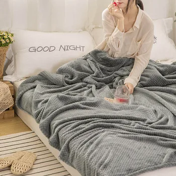 

Super Warm Blanket for Beds Plaid on the Sofa Warm Throw Blanket for Children Adult Portable Travel Coverlet Sofa Cover Bedding
