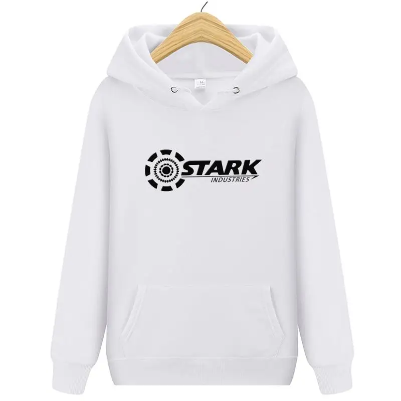 Новые Брендовые мужские толстовки STARK INDUSTRIES, зимние модные толстовки Kpop для мужчин и женщин, повседневные свободные толстовки Harajuku