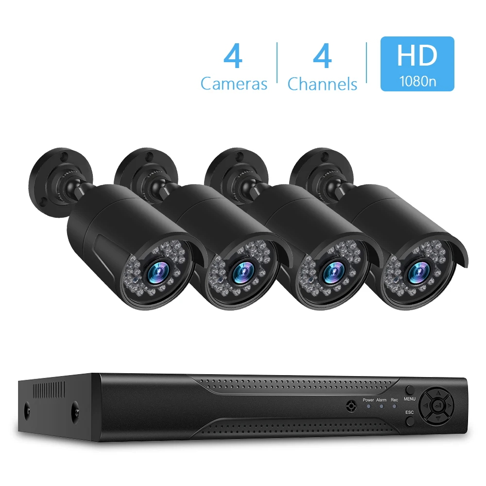 NVR 8CH 1080P видео рекордер Домашняя безопасность 4 шт. ip-камера CCTV безопасности Беспроводная система видеонаблюдения Комплект для улицы