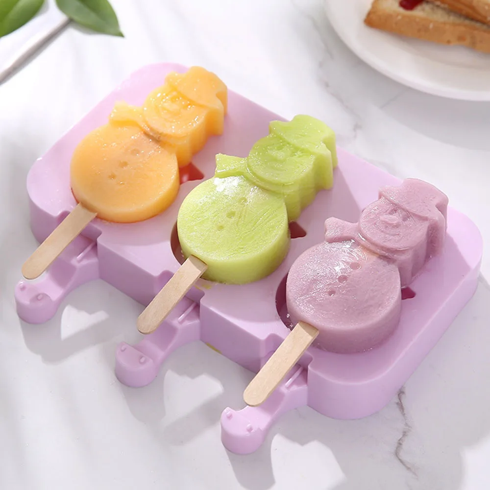 Silicone Ice Mold Summer Cartoon Bear Paw Cream DIY Model Box Home Lattice | Дом и сад