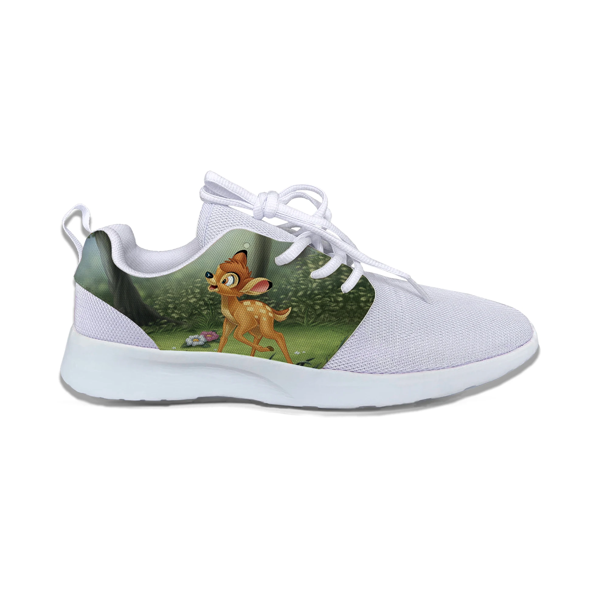 Bambi 1 Аниме Бэмби мультфильм фильм прекрасные модные детские спортивные кроссовки милые горячие дышащие легкие кроссовки для мальчиков девочек детей - Цвет: Bambi 1