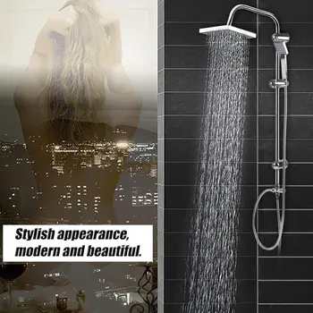 

2020 New Home Handheld Shower Head Set Wall Mounted Home Bathroom Bathtub Bath Rainfall Shower Head Chrome Shower System Set
