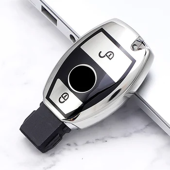 

TPU car key case key cover For Mercedes Benz CLS CLA GL R SLK AMG A B C S soft full shell Car styling interior accessories