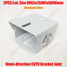2 шт./лот, универсальный кронштейн из алюминиевого сплава для видеонаблюдения, крепление для камеры видеонаблюдения
