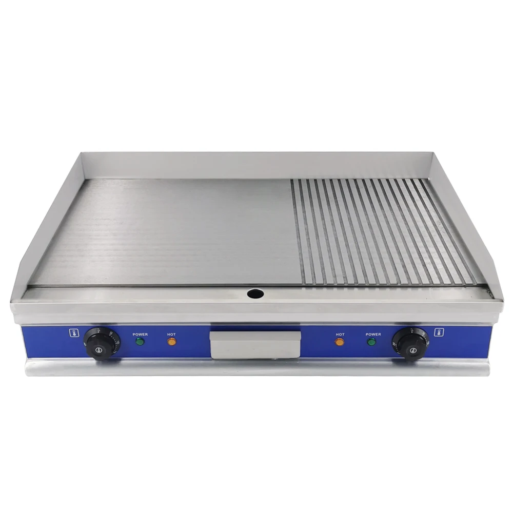 

Electric Grill Griddle Commercial Countertop Electric Griddles High Capacity Frying Pans Grill Griddle for Kitchen Restaurant