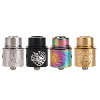

Atomizer With Wide Bore Drip Tip 24mm Rebuildable Vaporizer Tank Fit 510 E Cigarette Box Mod