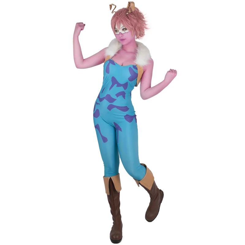 Ashido Mina Косплей боевая униформа боди аниме мой герой Academy костюм prop