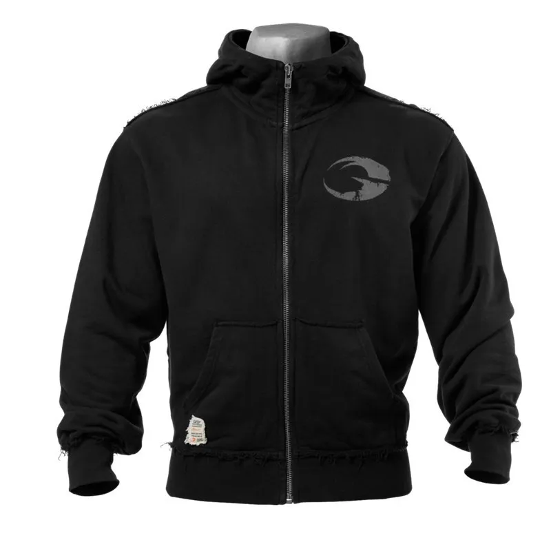 

Muscle Men Fitness Sports Hoodie Autumn And Winter Casual Slim Fit Outdoor Sports Running Training Hoodie Coat