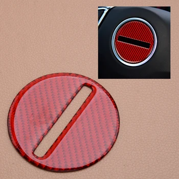 

Steering Wheel Center Cover Emblem Decoration Trim Logo fit for Chevrolet Camaro 2016 2017 2018 2019 2020 Carbon Fiber