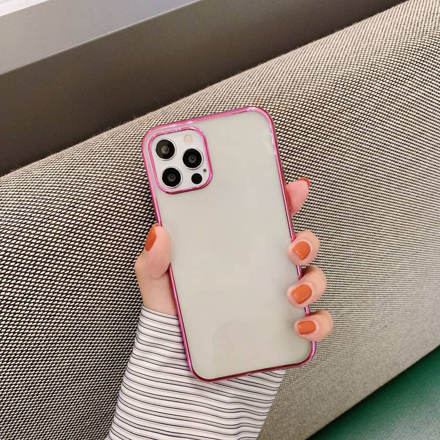 Bumper Transparent Phone Case TPU Cover For IPhone 13 12 11 Pro Max 13 12 Mini XR X XS Max 6 6s 7 8 Plus SE 2020
