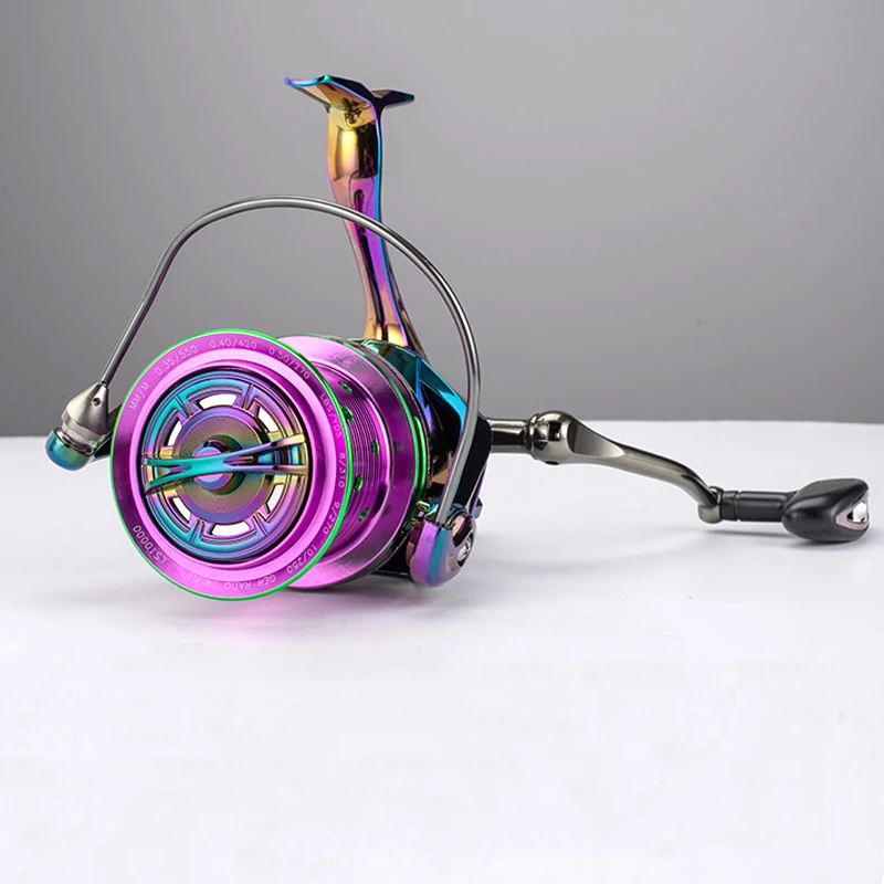 CC8000/10000/12000 Fishing Reel Cast Long Shot Power Stainless Steel  Screw-in Seawater-proof Spinning Wheel Fishing Accessories