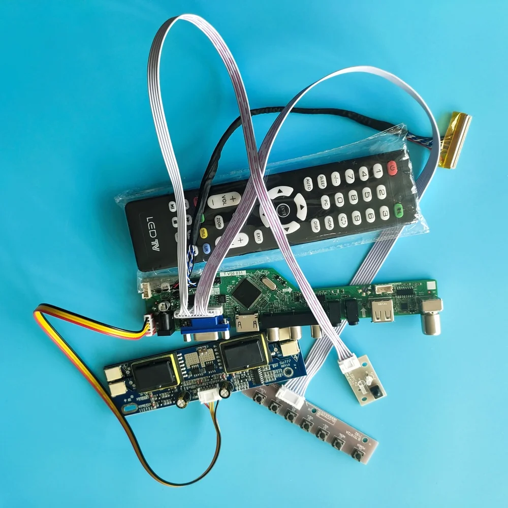 

Комплект для M190PW01 V3, модуль VGA AV, 4 лампы, ТВ, USB, плата драйвера цифрового сигнала, 30-контактный Новый ЖК-дисплей 1440X900 19 дюймов