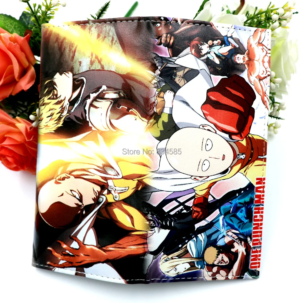 ONE PUNCH MAN аниме Синтетическая кожа кошелек Сайтама Длинный кошелек с застежкой