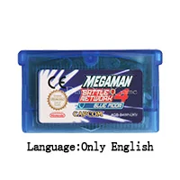 Blue Moon EU 32 бит видеоигры картридж Консоли Карты Мега человек серии США/ЕС Версия для nintendo GBA - Цвет: Blue Moon EU