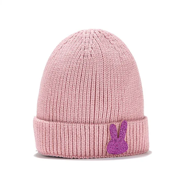 New Winter Hat And Winter children Hat For Children Warm Hat And Snood For Girls Boys Kids Hat Luminous cat ears - Color: Green