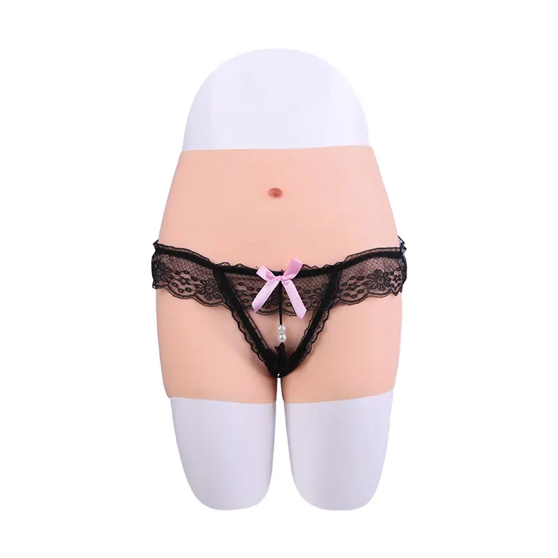 Artificial Silicone Realistic Fake Vagina Underwear Shorts Panties For Transvestite Crossdresser Transgender Shemale Drag Queen