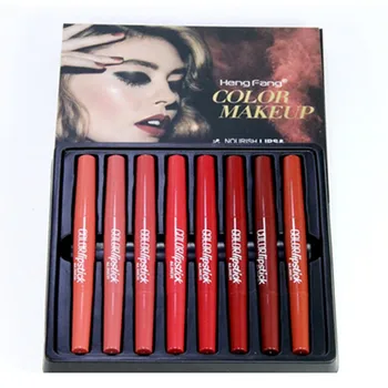 

Waterproof Smudge-proof Colorfast Lipstick Kit Lip Tint Pen Double Lipstick Lip Liner Set Long-lasting