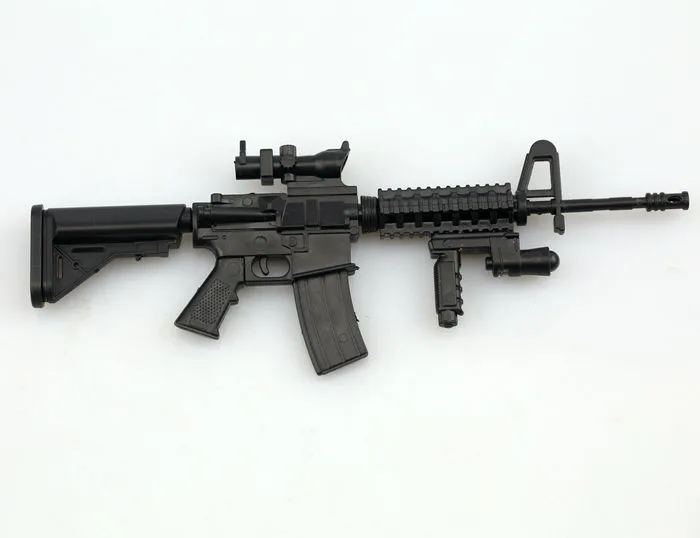 1:6 MK18 карбиновая Штурмовая винтовка пистолет пластиковая сборка модель