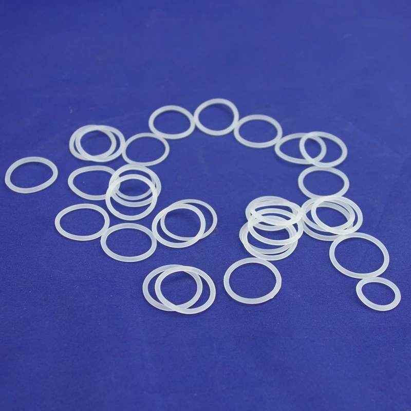CS 1 мм OD 4-40 мм белые силиконовые для хранения пищевых продуктов резиновые уплотнительные кольцевые уплотнители прокладка