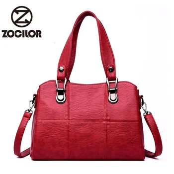 

Fashion High Quality Sorf Leather Women Handbags Large Capacity Tote Bag Shoulder Bag Crossbody Bags For Women Bag Sac A Main