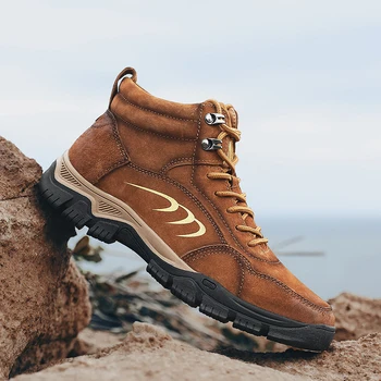 

Men Casual Shoes New Winter Brand Outdoor Mens Sport Cool Trekking Mountain Men's Climbing Walking Non-slip Work Shoes