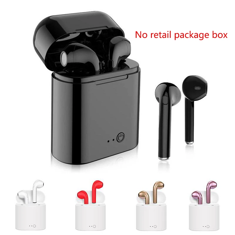 Популярные Беспроводные стереонаушники V5.0 tws i7 mini Bluetooth наушники спортивные с