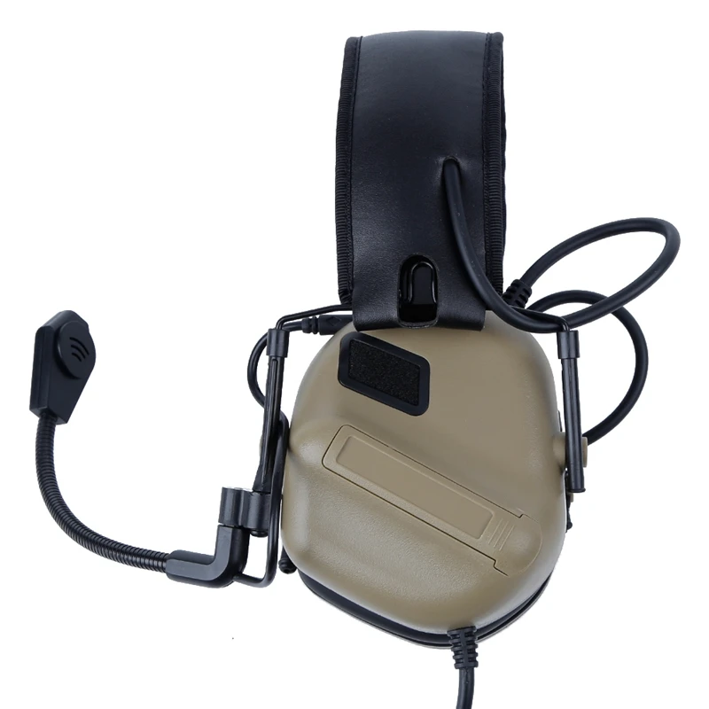 Tactical) Headphone Noise Cancellation Pickup Headset Hunting Shooting Game Accessories