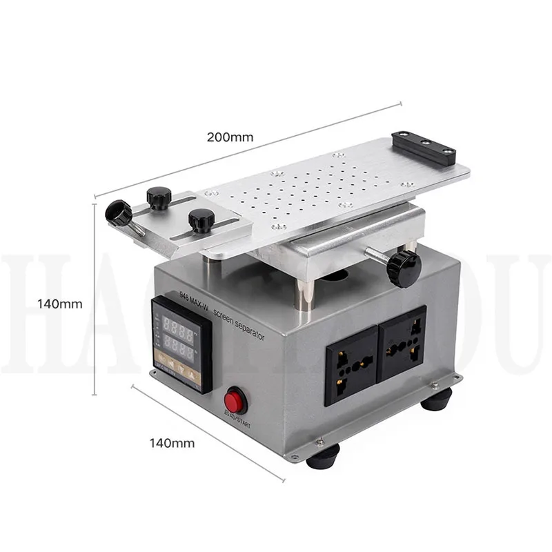 UYUE 948MAX-W Rotable ЖК-разделительная машина Плоский изогнутый экран стекло Сплит для iPhone samsung Edge сепаратор ремонтная машина