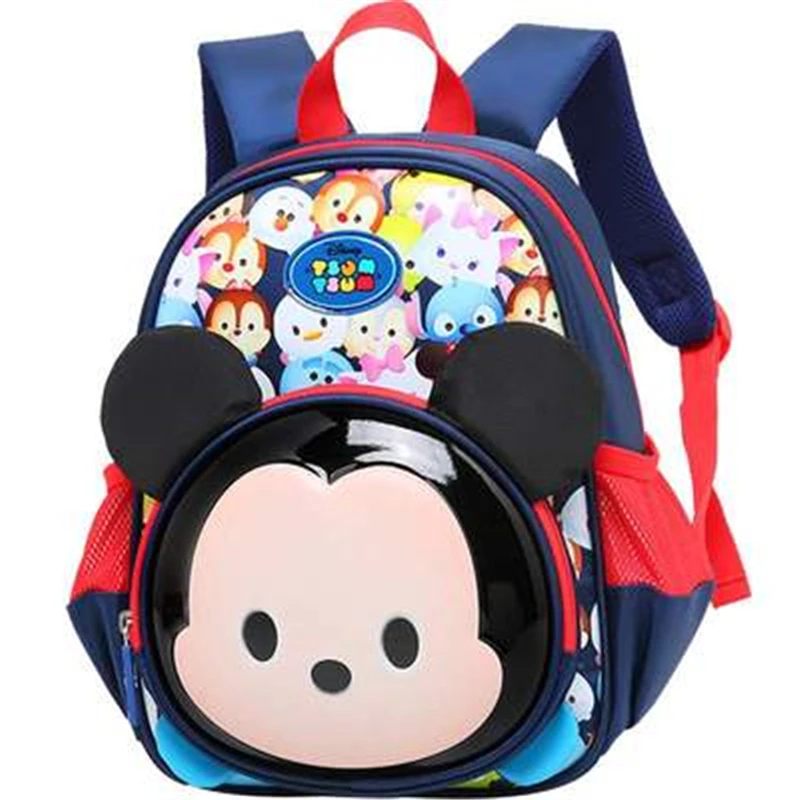 

Disney Children Schoolbag Minnie Mickey Backpack Kindergarten 3-9 Year Old Boys and Girls Cute Children's Backpack Birthday Gift