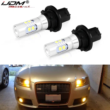 

iJDM No Hyper Flash CANBUS 12V Yellow white PHC24W PH24WY LED For Audi Buick Cadillac GMC Lincoln For Front Turn Signal Lights