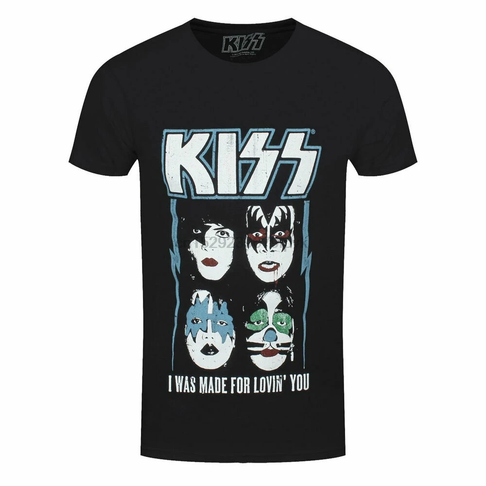 Official Kiss Made For Lovin You Rock Band T-Shirt |