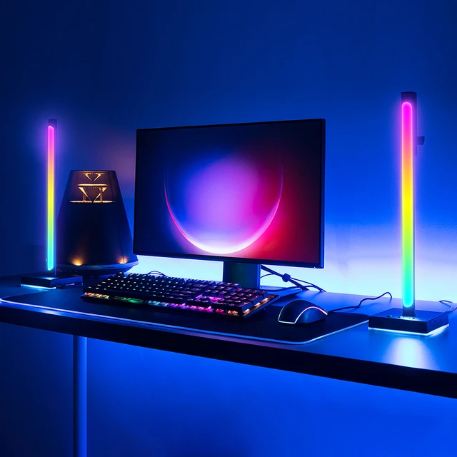 Smart Barre LED Lampe, RGB Smart Lampe Bureau, avec Effets D