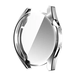 Premium Full Coverage Screen Protector with Protective Bumper Case for Huawei GT3 46mm (Silver)