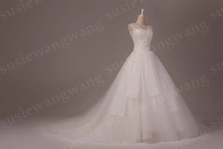 ; Соблазнительные Романтический v-образным вырезом невесты Casamento бисером свадебное платье vestido de noiva, взрывное модельное свадебное платье в винтажном стиле; торжественное платье с цветочным рисунком