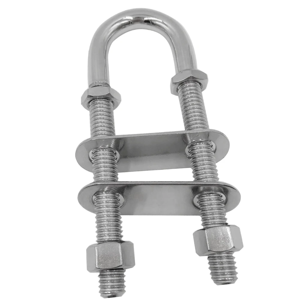 304 Stainless Steel Boat Stern Bow Eye U Type Bolt Tie Down 3/8inch x 3inch