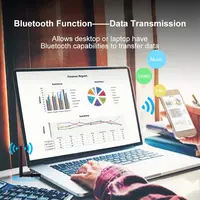 Zexmte 100M Adapter USB Bluetooth Bluetooth 5.0 nadajnik 328ft bezprzewodowy Bluetooth Audio odbiornik klucz USB dla komputer stancjonarny 4