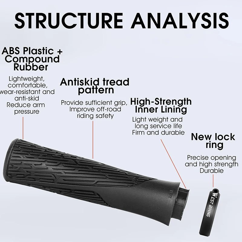 Bicycle Handlebar Grips Bike Handle Grips Bike Handlebar Grips Silicone Bicycle Grips