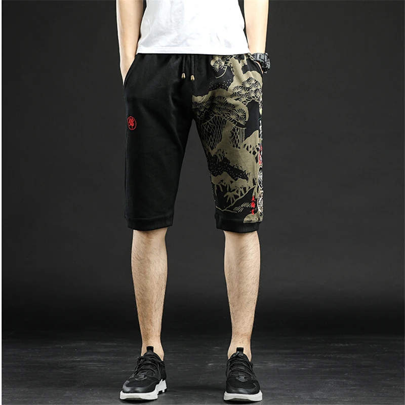 Шорты мужские летние повседневные крутые шорты мужские хлопковые шорты высокое качество бренд горячая Распродажа с вышивкой