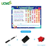 Магнитный список для вытирания сухих салфеток календарь Еженедельный план рисования письмо доска расписание награда диаграмма магнит на холодильник стикер