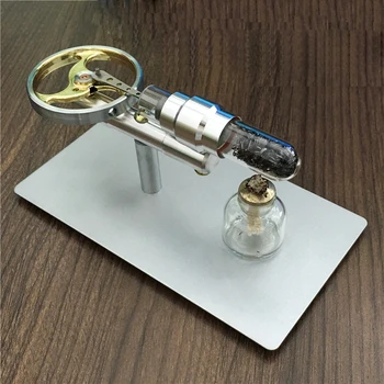 

Single cylinder Stirling engine micro heat engine steam engine model physical experiment gift model