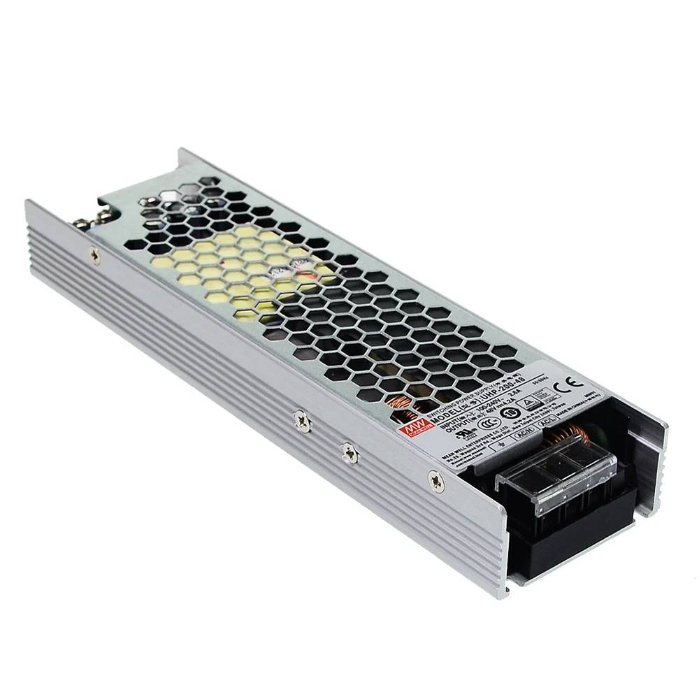 Оригинал Mean Well UHP-200-48 meanwell 48 V/4.2A безвентиляторный дизайн 201 6 W тонкий тип с PFC