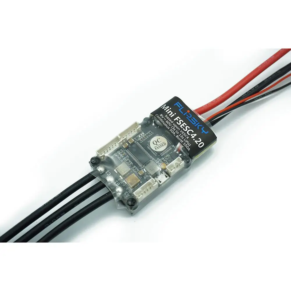 3-12s esc контроллер скорости ШИМ Mini FSESC4.20 50A база на VESC®4,12 с алюминиевым анодированным теплоотвода Flipsky