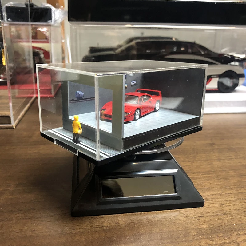 1/64 electric rotating display stand turntable F diecast car model