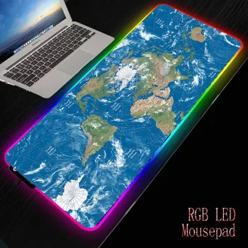 

MRGBEST Sea Map Gaming Large Mouse Pad Gamer Computer Mousepad Mats Office Desk Resting Surface Mat Game Dropshipping Non-slip