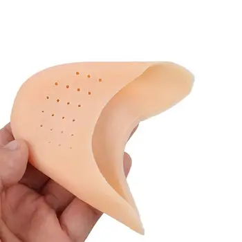 

4 Pair Silicone Gel Toe Pads Sleeve Forefoot Cushion Protector Splint Pads to Feet High Heels Foot Cover Metatarsal Pain Relief