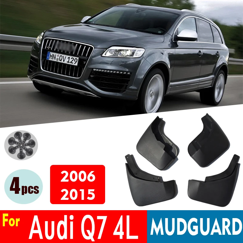 for Audi Q7 Sport Models 2007-2015 Car Wheel Splash Guards Mud Flaps Premium Heavy Duty Mud Guards Rally Armor Fender 4pcs 