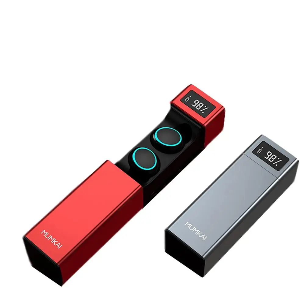 Wireless Mini Sports Running Headset Smart HIFI In-ear 5.0 Digital Display TWS Bluetooth Headset Wireless Earphone